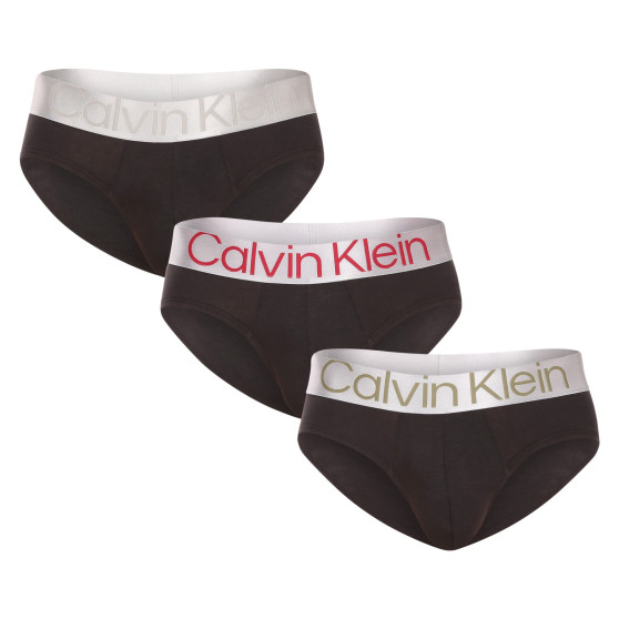 3PACK Calvin Klein miesten alushousut musta (NB3129A-GIW)