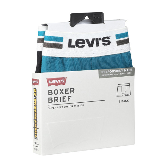 2PACK Levis miesten bokserit moniväriset shortsit moniväriset (701222843 010)