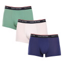 3PACK Tommy Hilfiger miesten bokserit moniväriset shortsit moniväriset (1U87903842 0Y0)