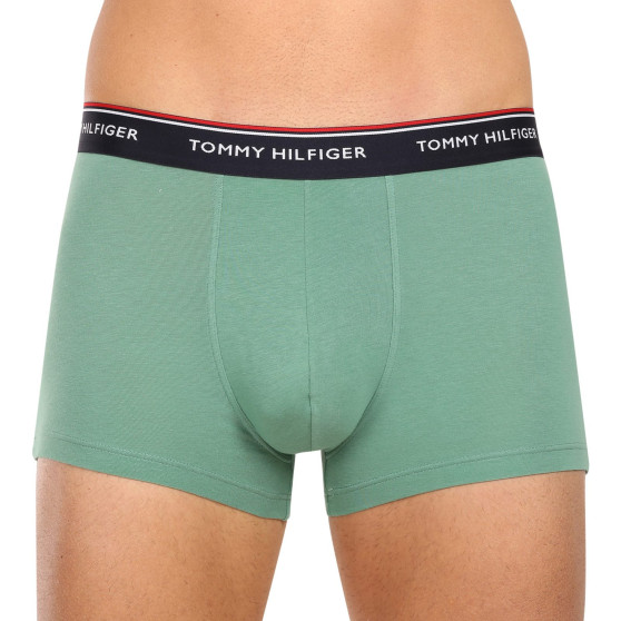 3PACK Tommy Hilfiger miesten bokserit moniväriset shortsit moniväriset (1U87903842 0Y0)