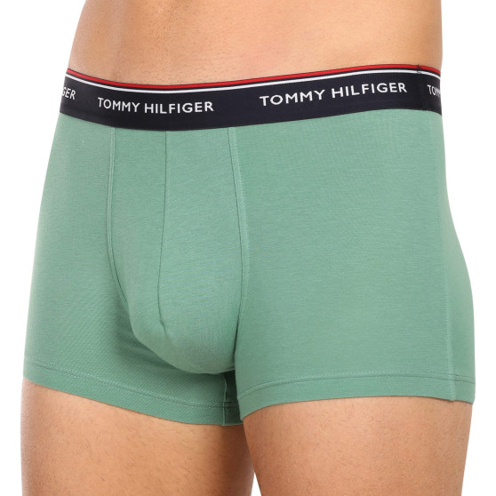 3PACK Tommy Hilfiger miesten bokserit moniväriset shortsit moniväriset (1U87903842 0Y0)