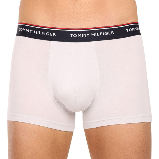 3PACK Tommy Hilfiger miesten bokserit moniväriset shortsit moniväriset (1U87903842 0Y0)