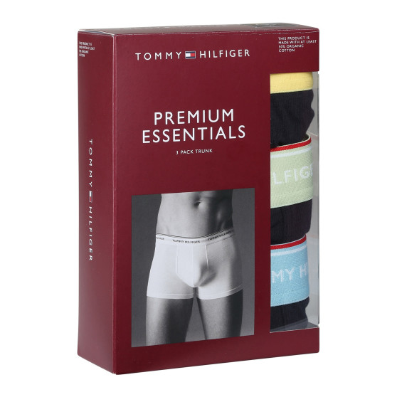 3PACK Tommy Hilfiger miesten bokserit tummansiniset shortsit (UM0UM01642 0ID)