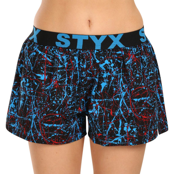 3PACK Styx naisten bokserishortsit art sports kumia monivärinen (3T13603)