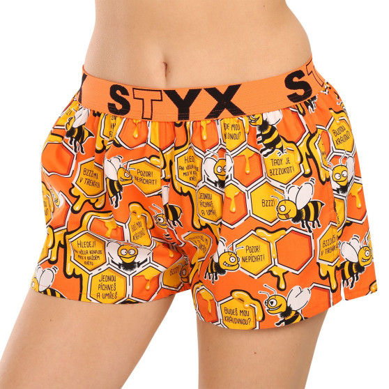 5PACK Styx naisten bokserishortsit art sports kumia monivärinen (5T1367834)