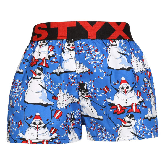 3PACK Styx lasten bokserishortsit art sports kumi monivärinen (3BJ17134)