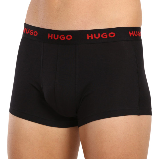 3PACK HUGO miesten bokserit moniväriset shortsit moniväriset (50469766 420)