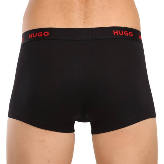 3PACK HUGO miesten bokserit moniväriset shortsit moniväriset (50469766 420)