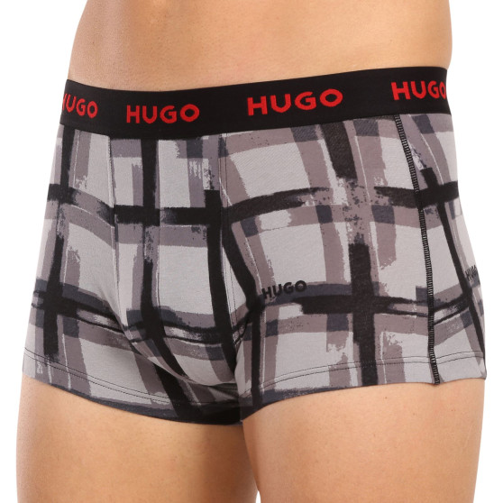 3PACK HUGO miesten bokserit moniväriset shortsit moniväriset (50480170 039)