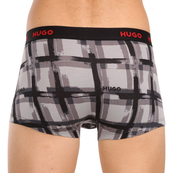 3PACK HUGO miesten bokserit moniväriset shortsit moniväriset (50480170 039)