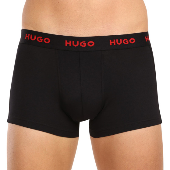 3PACK HUGO miesten bokserit moniväriset shortsit moniväriset (50480170 039)