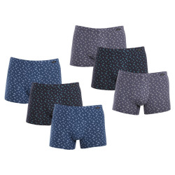 6PACK Andrie miesten bokserit moniväriset shortsit moniväriset (PS 5744)