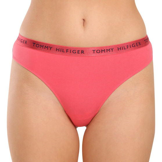 3PACK Tommy Hilfiger naisten stringit moniväriset (UW0UW04889 0V5)