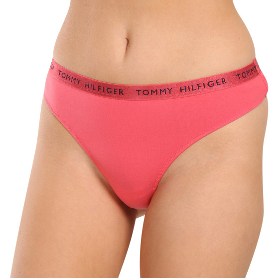 3PACK Tommy Hilfiger naisten stringit moniväriset (UW0UW04889 0V5)