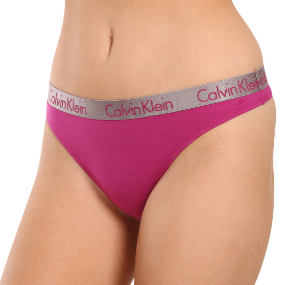 3PACK Calvin Klein naisten stringit moniväriset (QD3560E-I2L)