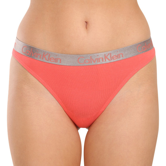 3PACK Calvin Klein naisten stringit moniväriset (QD3560E-I2L)