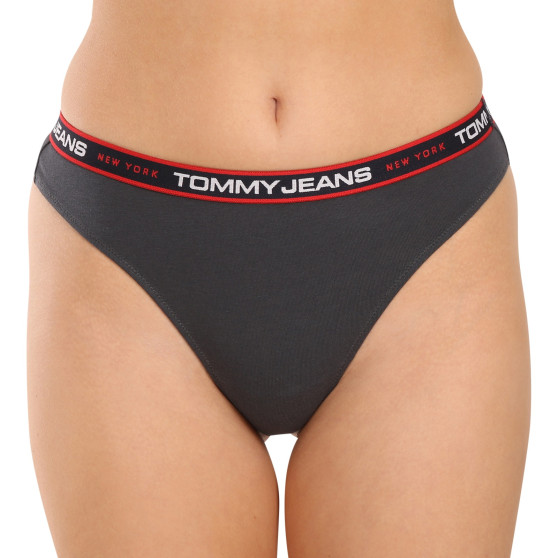 3PACK Tommy Hilfiger naisten stringit ylimitoitettu monivärinen monivärinen (UW0UW04709 0VA)