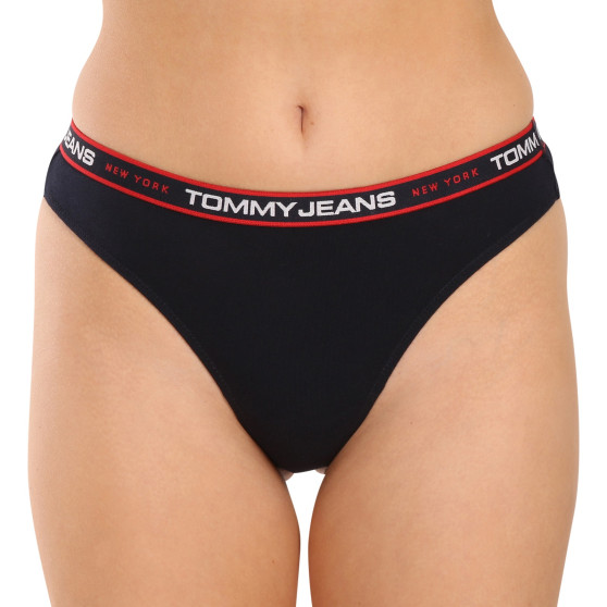 3PACK Tommy Hilfiger naisten stringit ylimitoitettu monivärinen monivärinen (UW0UW04709 0VA)