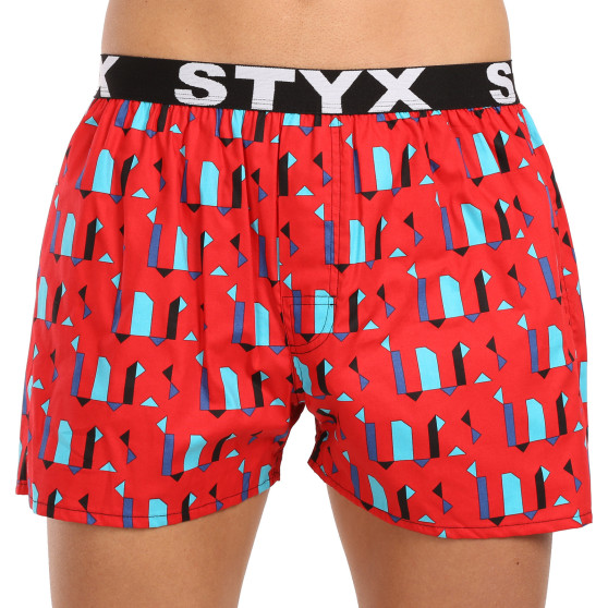 3PACK Styx miesten bokserishortsit art sports kumia monivärinen (3B15690)