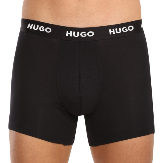 3PACK HUGO miesten bokserit mustat (50503079 010)