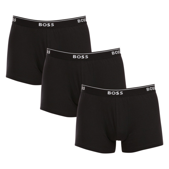 3PACK BOSS miesten bokserit mustat (50475685 001)