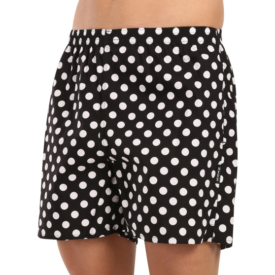 Styx Miesten koti bokserishortsit taskut polka dots (D1650)