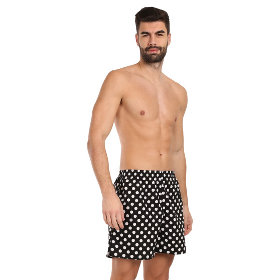 Styx Miesten koti bokserishortsit taskut polka dots (D1650)