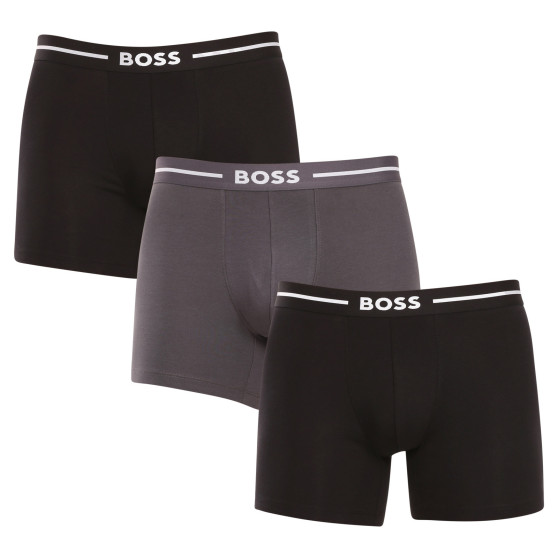 3PACK BOSS miesten bokserit moniväriset shortsit moniväriset (50508877 965)