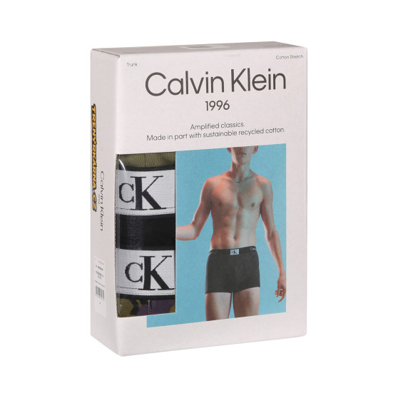 3PACK Calvin Klein miesten bokserit moniväriset shortsit moniväriset (NB3528E-I14)