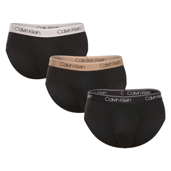 3PACK Calvin Klein miesten alushousut musta (NB2568A-GF0)