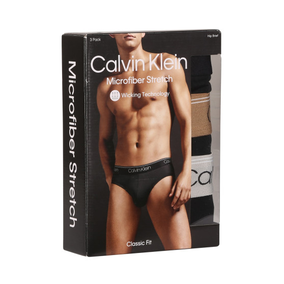 3PACK Calvin Klein miesten alushousut musta (NB2568A-GF0)