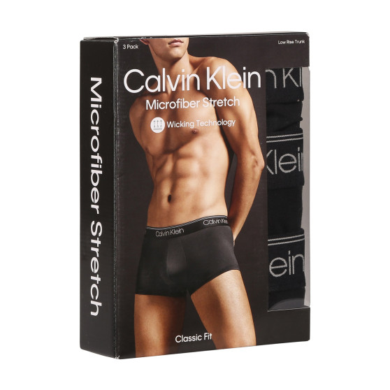 3PACK Calvin Klein miesten bokserit mustat (NB2569A-UB1)