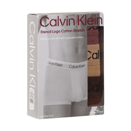 3PACK Calvin Klein miesten bokserit moniväriset shortsit moniväriset (NB3705A-GN1)