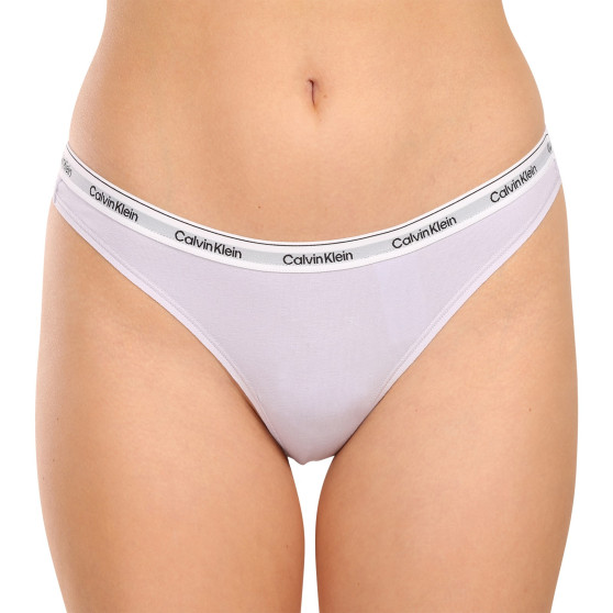 3PACK Calvin Klein naisten stringit moniväriset (QD5209E-NPA)