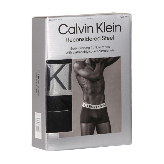 3PACK Calvin Klein miesten bokserit mustat (NB3074A-MHQ)