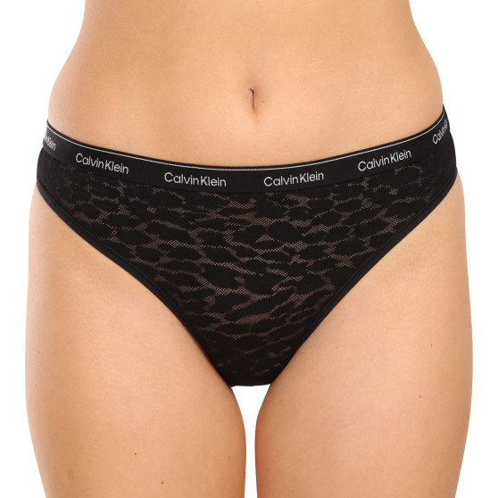 3PACK Calvin Klein naisten brasilialaiset pikkuhousut musta (QD5225E-UB1)