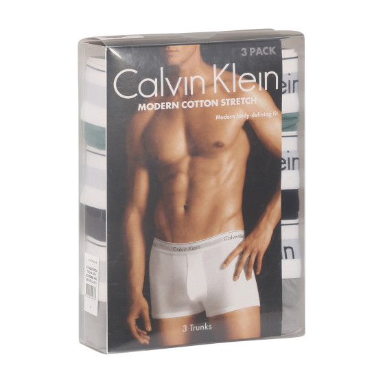 3PACK Calvin Klein miesten bokserit moniväriset shortsit moniväriset (NB2380A-M8O)