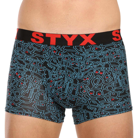 3PACK Styx miesten boxershortsit art sports kumi monivärinen (3G12672/2)