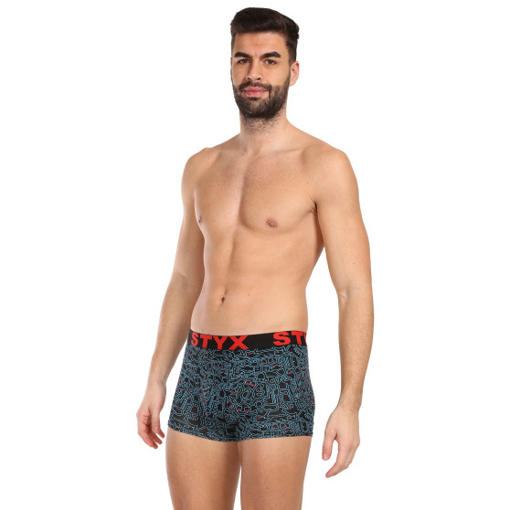 3PACK Styx miesten boxershortsit art sports kumi monivärinen (3G12672/2)