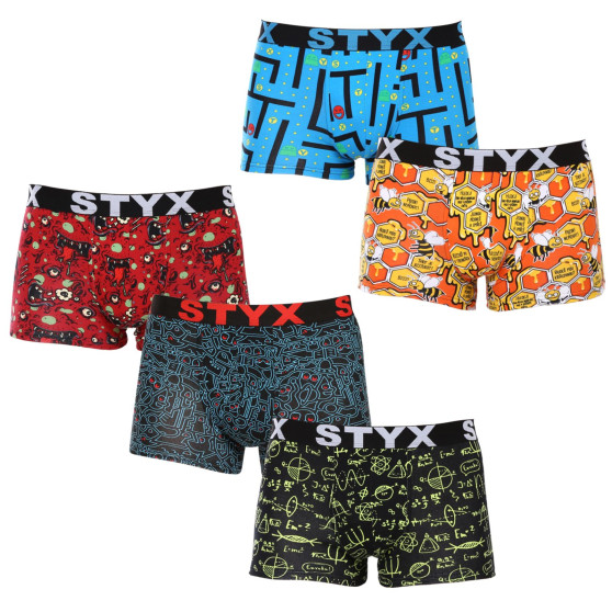 5PACK Styx miesten boxershortsit art sports kumi monivärinen (5G1269124)