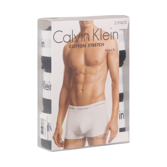 3PACK Calvin Klein miesten bokserit mustat (U2664G-001)