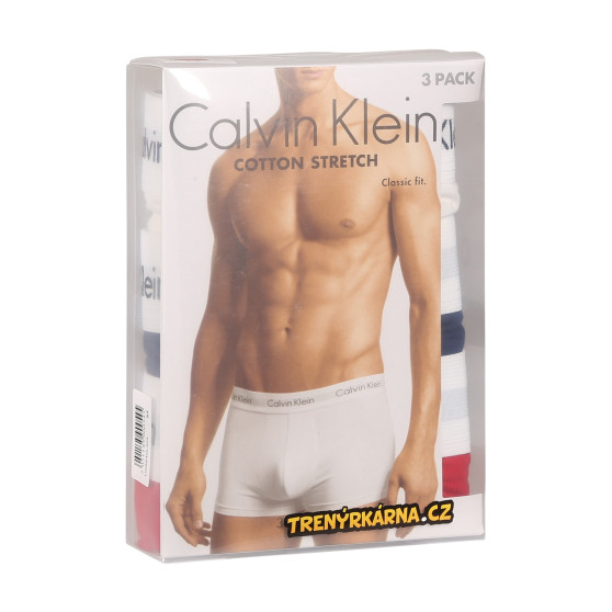 3PACK Calvin Klein miesten bokserit moniväriset shortsit moniväriset (U2664G-I03)