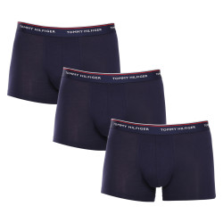 3PACK Tommy Hilfiger miesten bokserit tummansiniset shortsit (1U87903842 409)