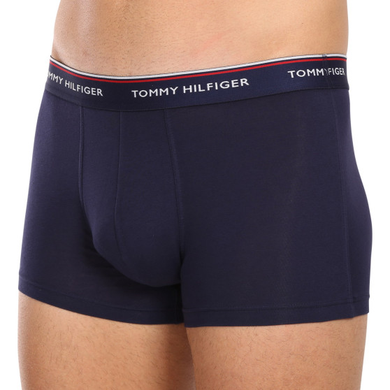 3PACK Tommy Hilfiger miesten bokserit tummansiniset shortsit (1U87903842 409)