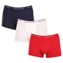 3PACK Tommy Hilfiger miesten bokserit moniväriset shortsit moniväriset (1U87903842 611)