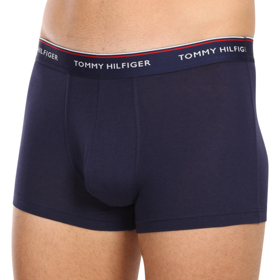 3PACK Tommy Hilfiger miesten bokserit moniväriset shortsit moniväriset (1U87903842 611)