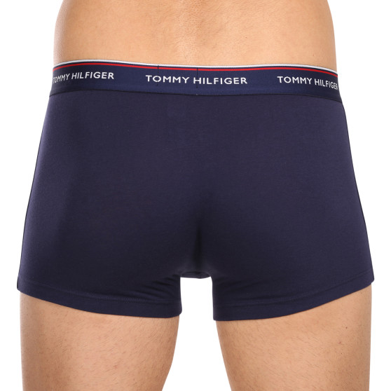 3PACK Tommy Hilfiger miesten bokserit moniväriset shortsit moniväriset (1U87903842 611)