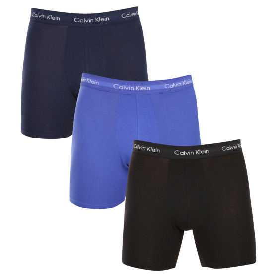 3PACK Calvin Klein miesten bokserit moniväriset shortsit moniväriset (NB1770A-4KU)