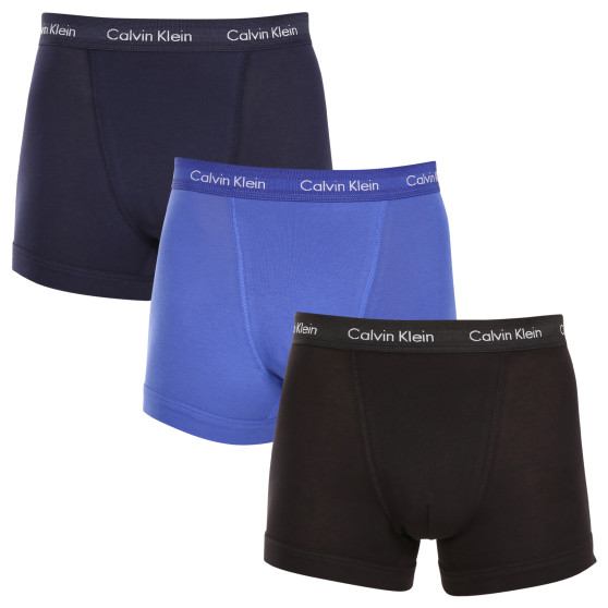 3PACK Calvin Klein miesten bokserit moniväriset shortsit moniväriset (U2662G-4KU)