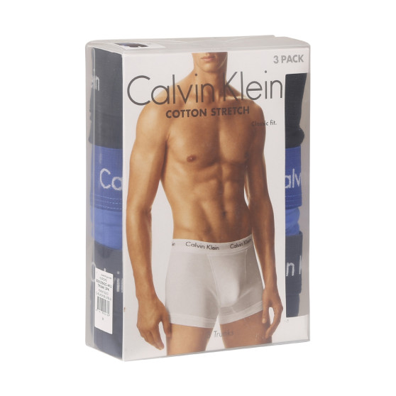 3PACK Calvin Klein miesten bokserit moniväriset shortsit moniväriset (U2662G-4KU)